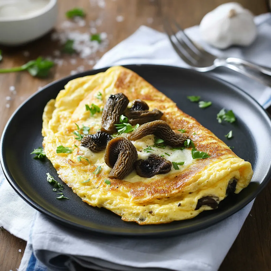 Morel Mushroom Omelette Recipe