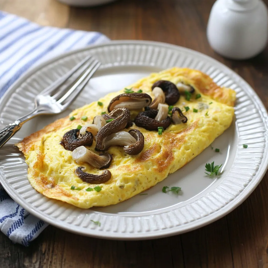 Morel Mushroom Omelette Recipe