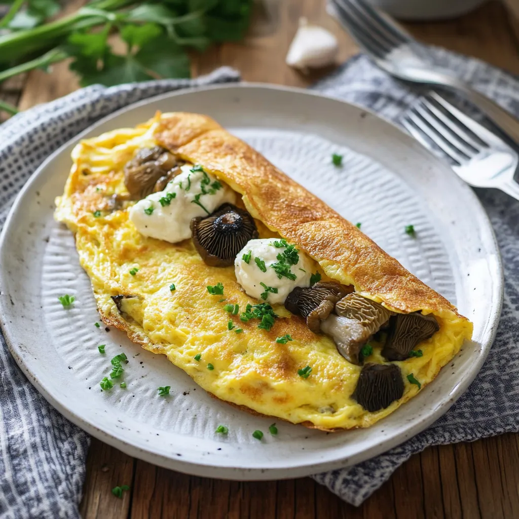 Morel Mushroom Omelette Recipe