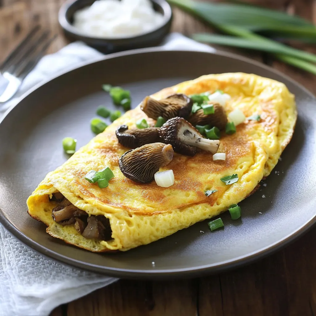 Morel Mushroom Omelette Recipe