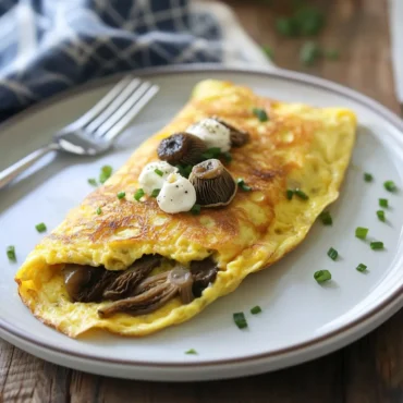 Morel Mushroom Omelette Recipe