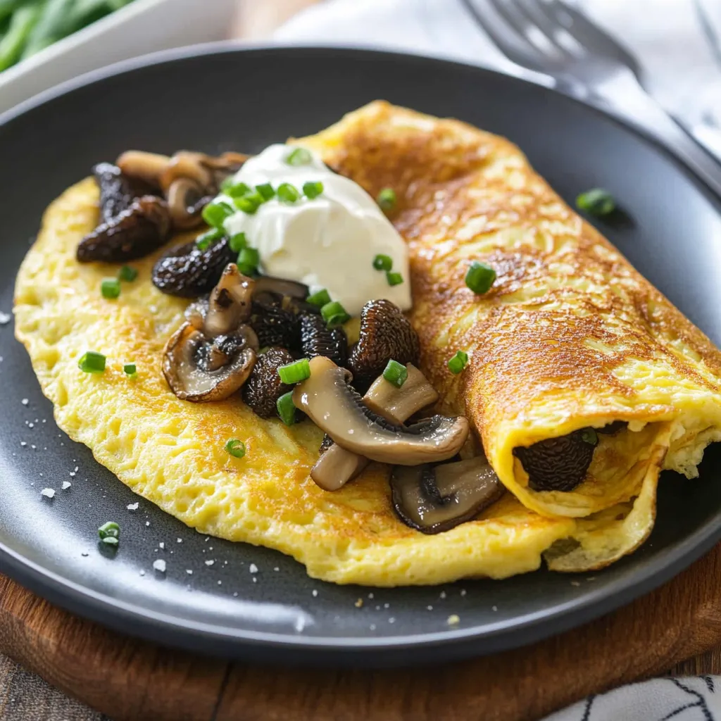Morel Mushroom Omelette Recipe