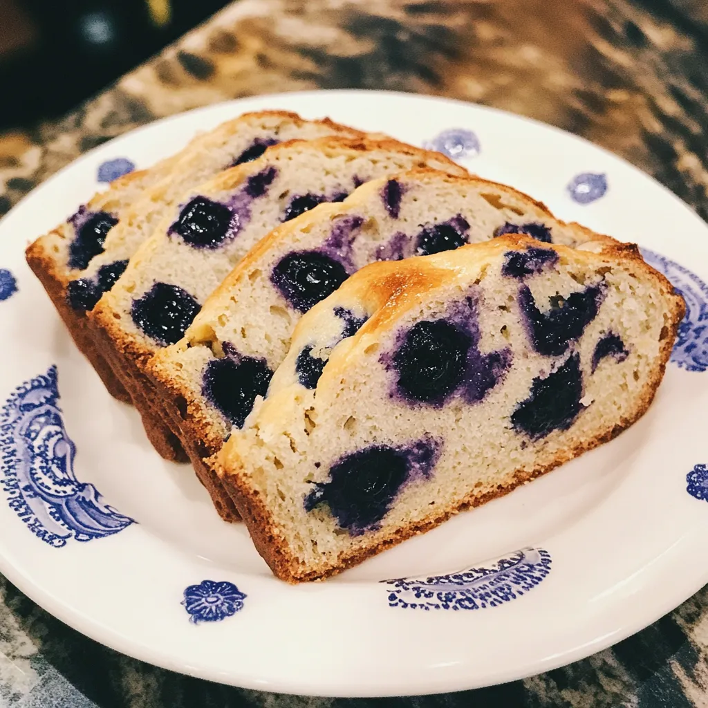 Sourdough Blueberry Lemon Blueberry Bread