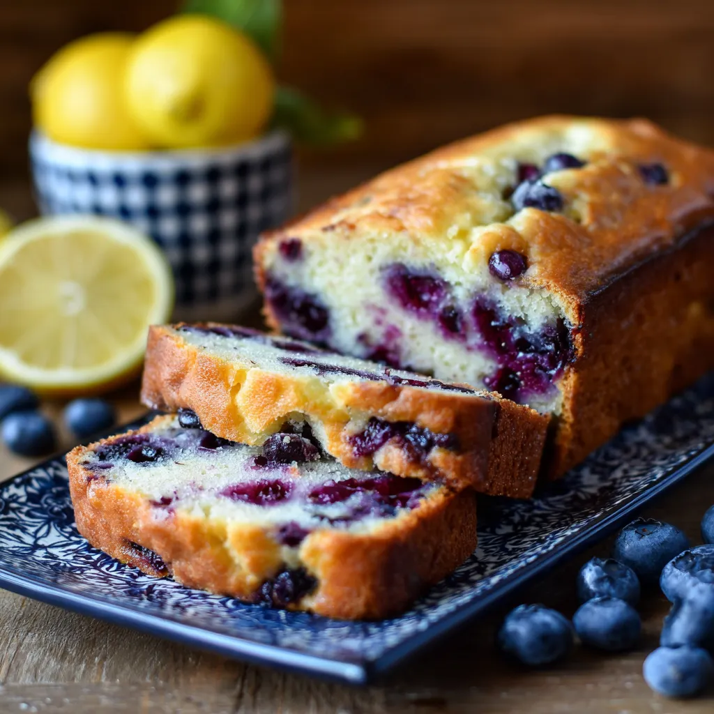 Sourdough Blueberry Lemon Blueberry Bread