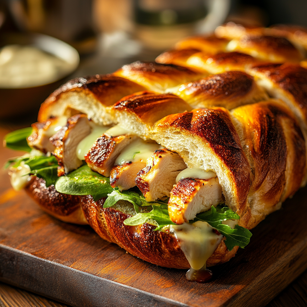 challah bread sandwich