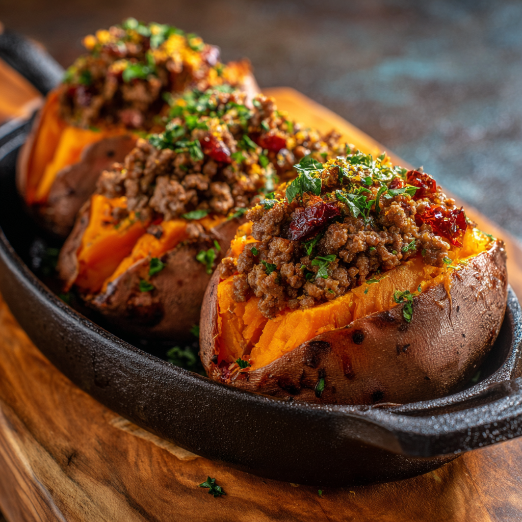 Ground Beef Sweet Potato