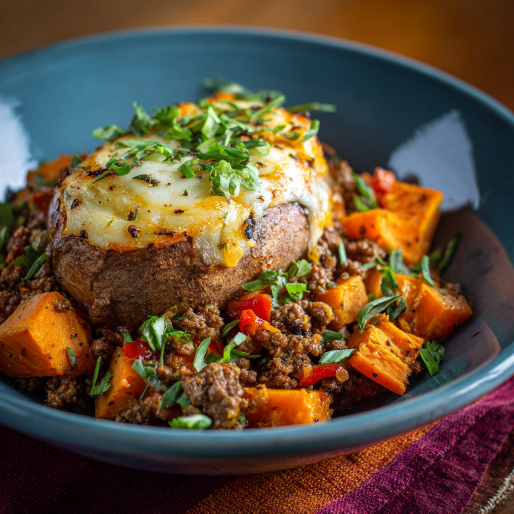 Ground Beef Sweet Potato