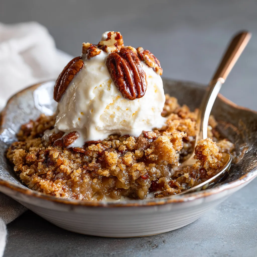 pecan dump cake 
