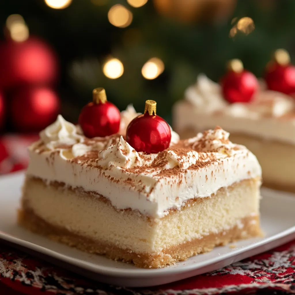 12 Tomatoes Eggnog Poke Cake