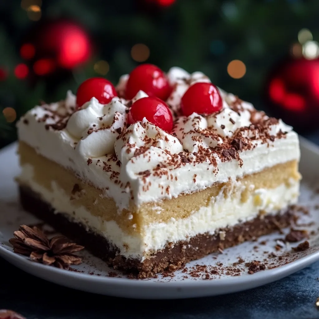 12 Tomatoes Eggnog Poke Cake