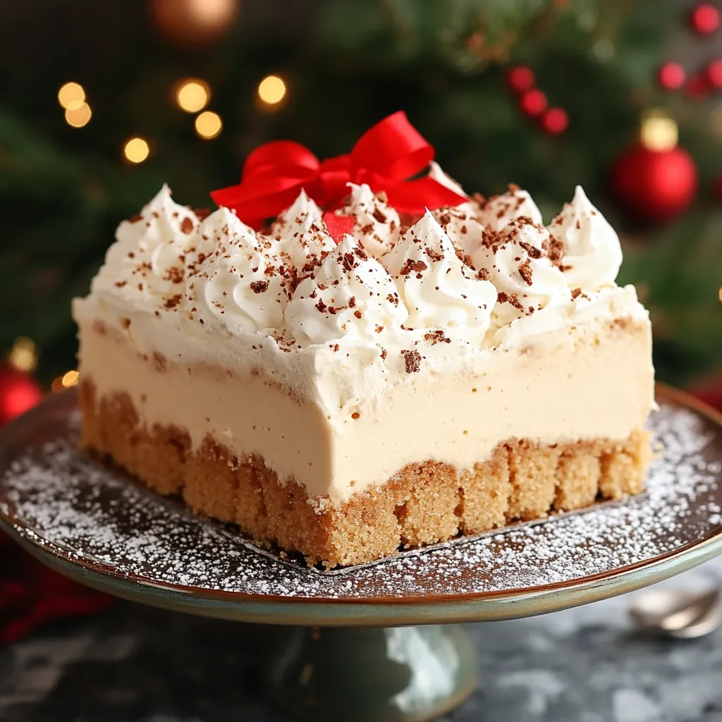 12 Tomatoes Eggnog Poke Cake
