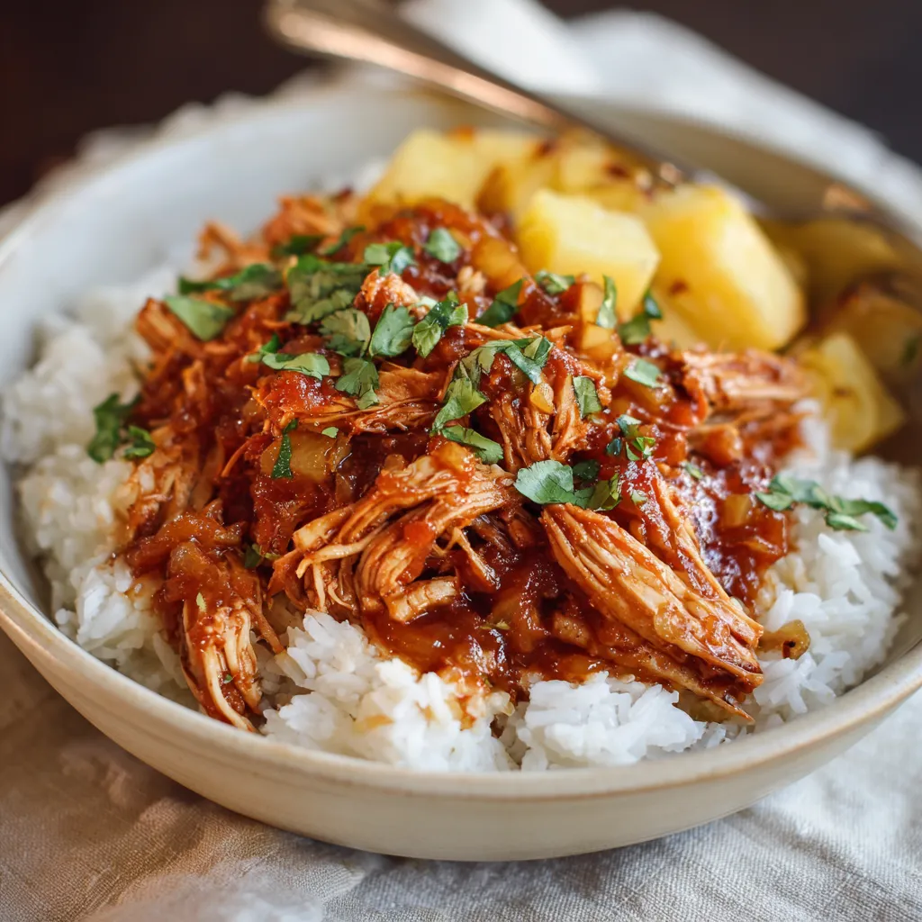 sweet hawaiian crockpot chicken