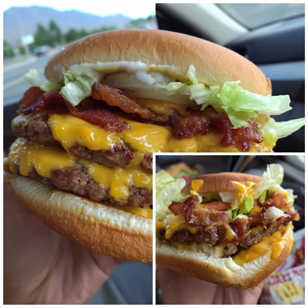 Carl's Jr Triple Western Bacon Cheeseburger Calories