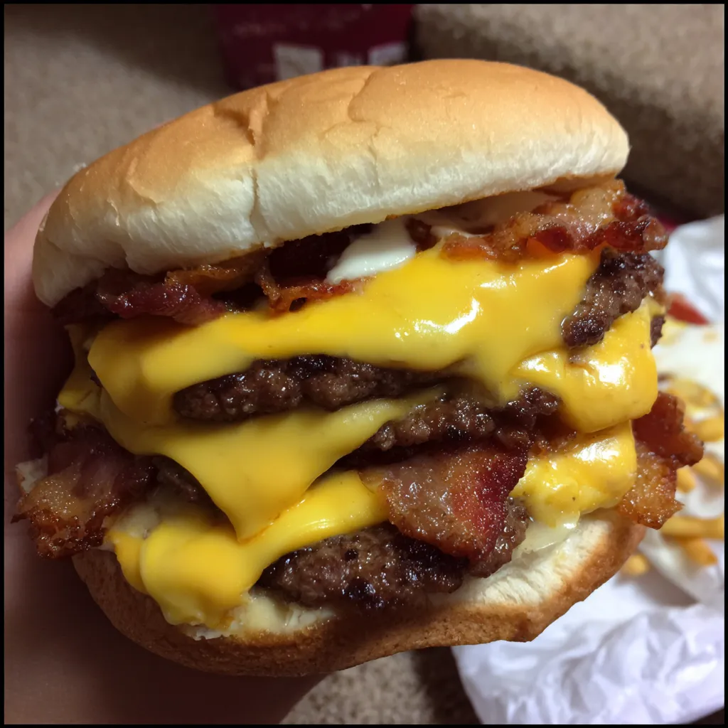 Carl's Jr Triple Western Bacon Cheeseburger Calories