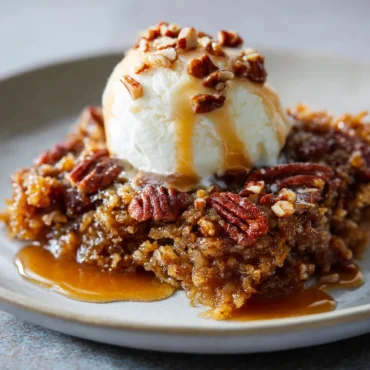 Easy Pecan Pie Dump Cake