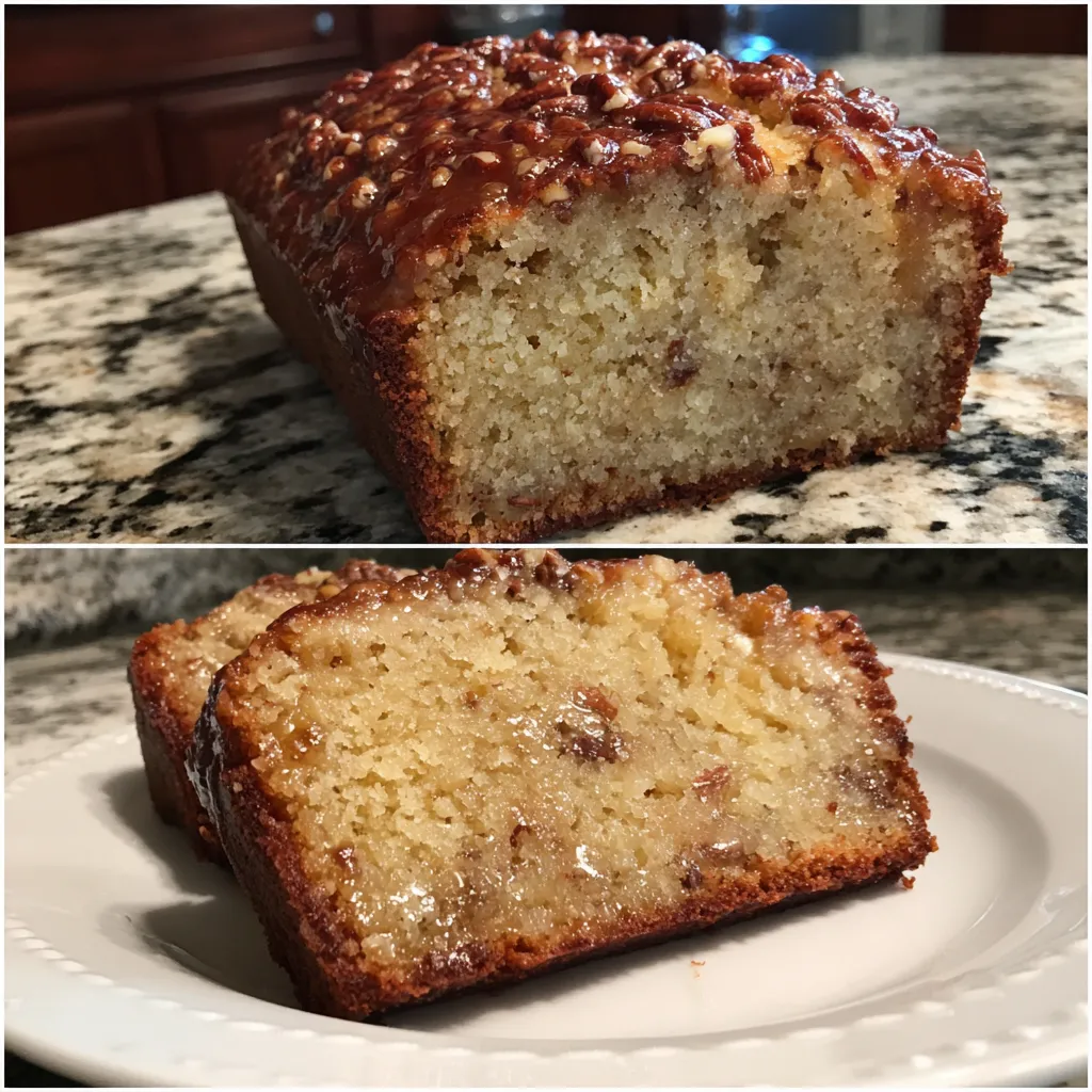 Peach Bread Pecan Praline