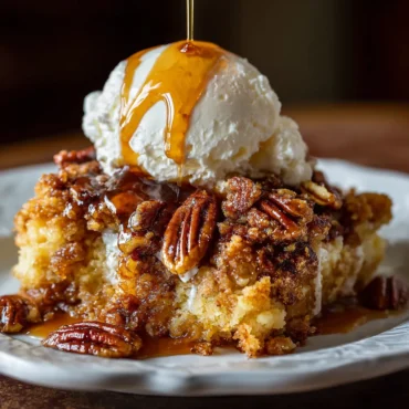 pecan pie dump cake