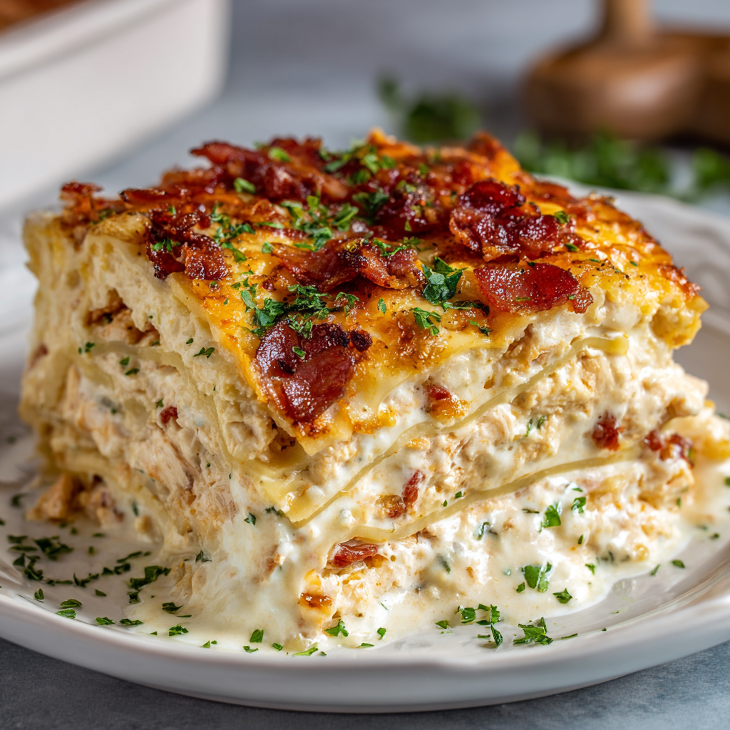 Crack Chicken Lasagna recipe