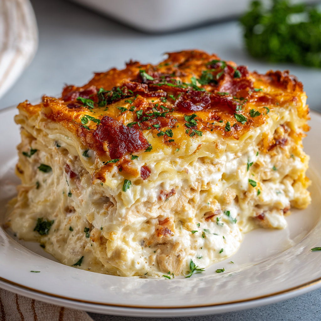 Crack Chicken Lasagna recipe