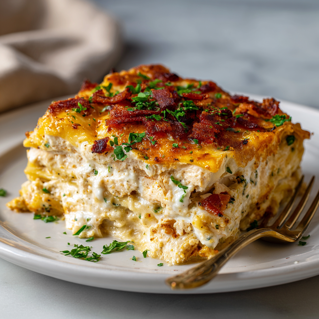 Crack Chicken Lasagna recipe