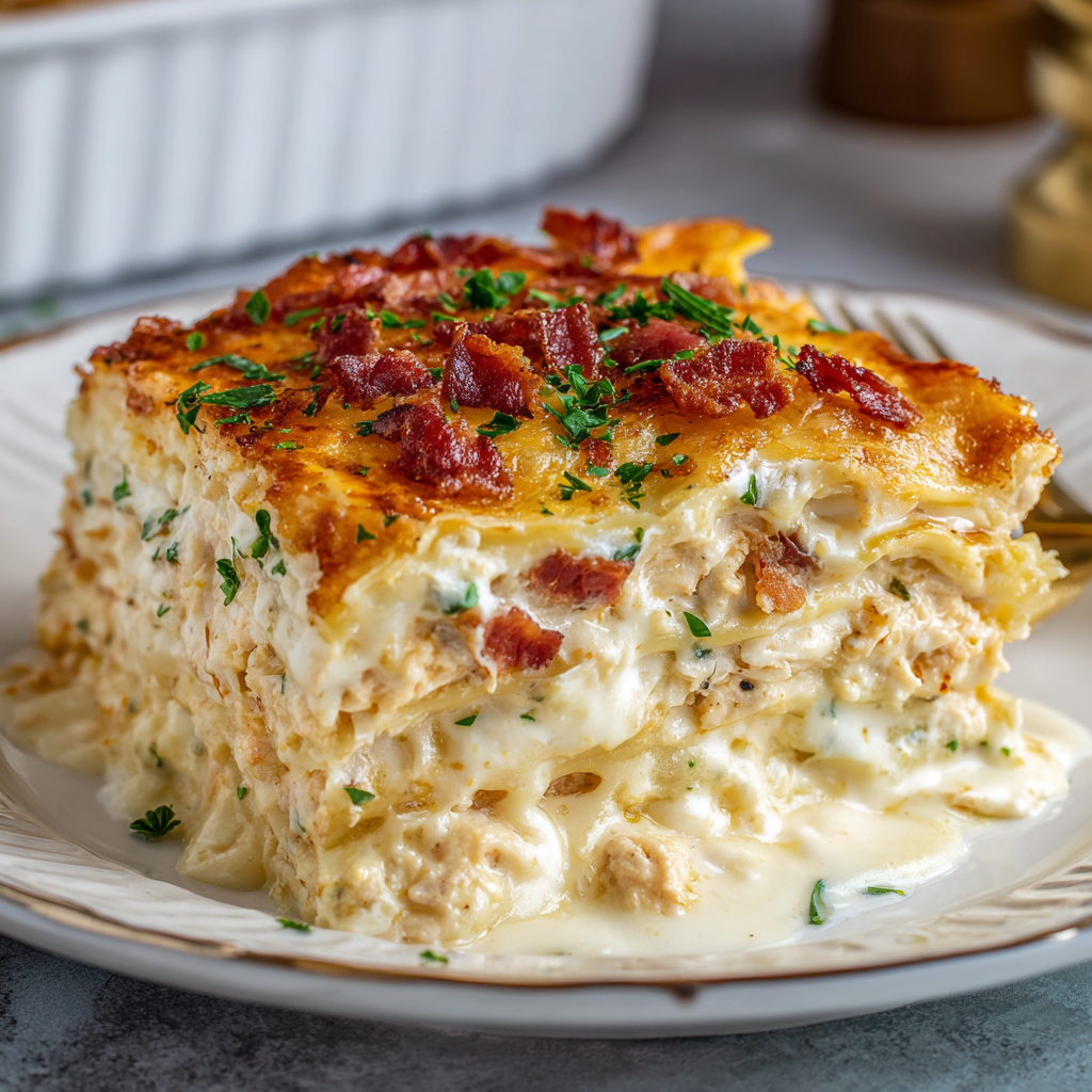 Crack Chicken Lasagna recipe