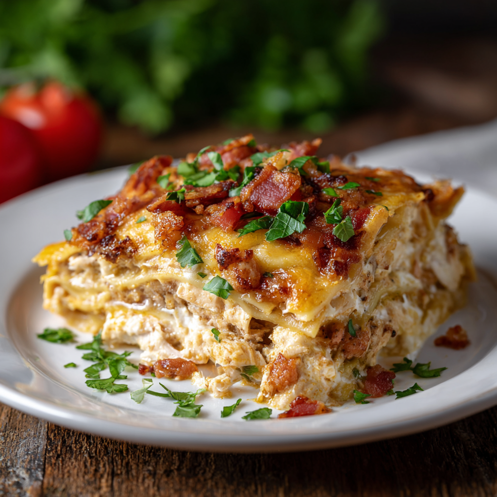 Crack Chicken Lasagna recipe