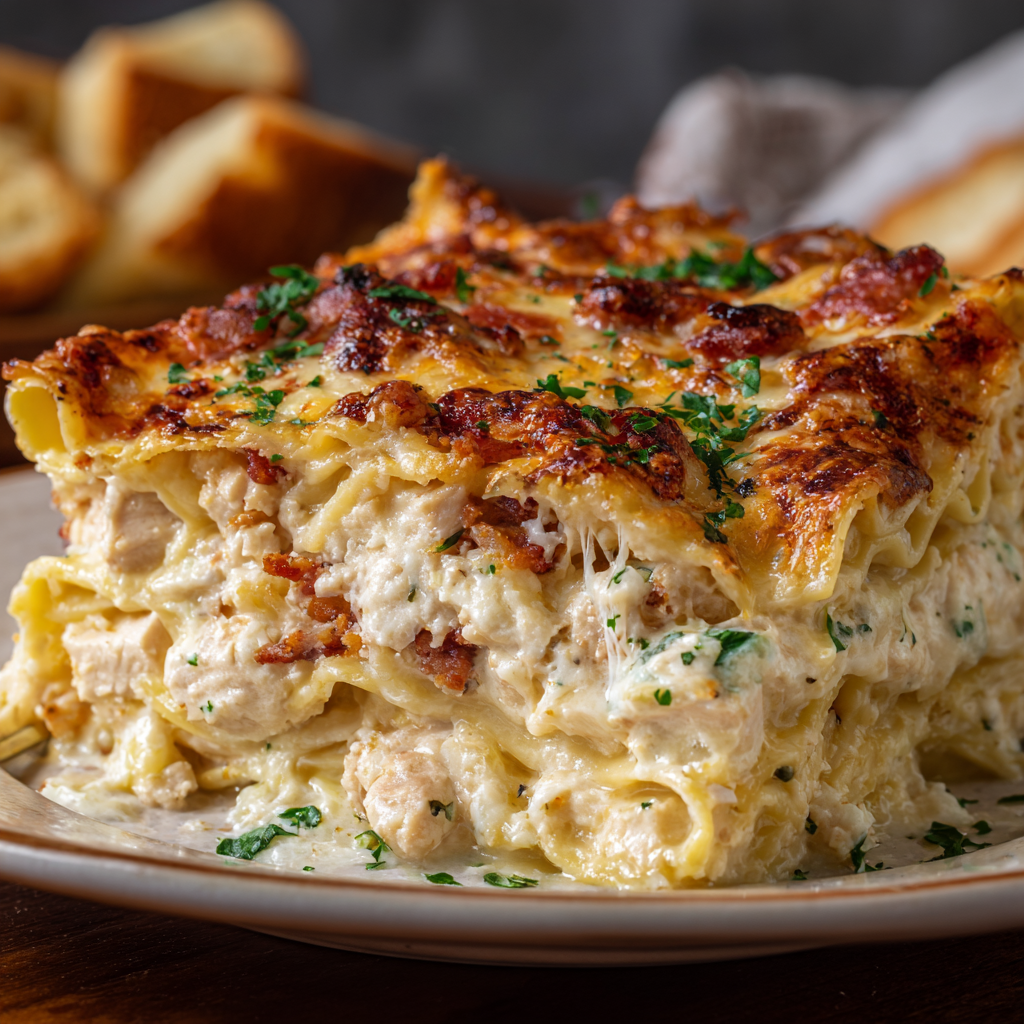 Crack Chicken Lasagna recipe