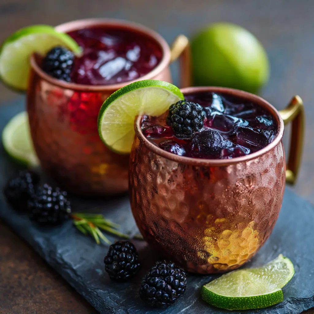 Huckleberry Mule Drink Recipe