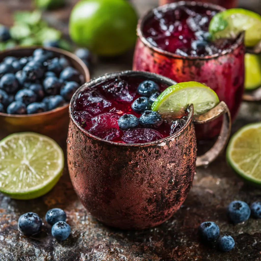 Huckleberry Mule Drink Recipe