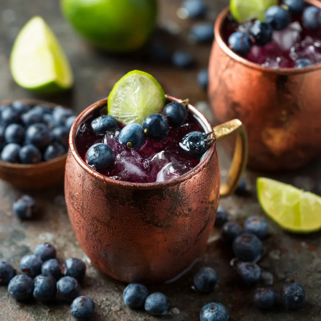 Huckleberry Mule Drink