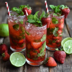 Virgin Strawberry Mojito Recipe