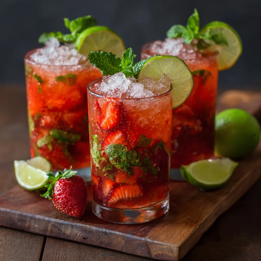 Virgin Strawberry Mojito