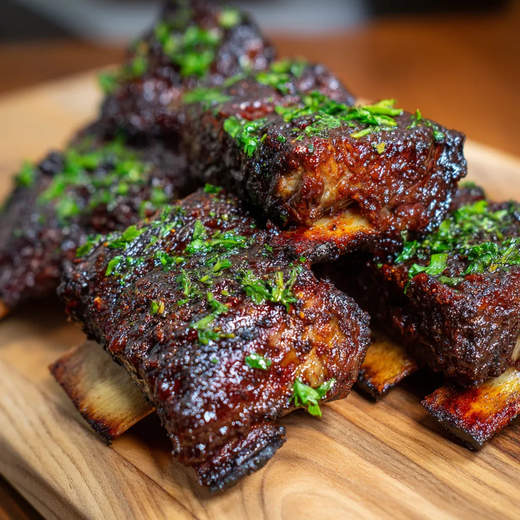 Smoked Beef Chuck Riblets Recipe