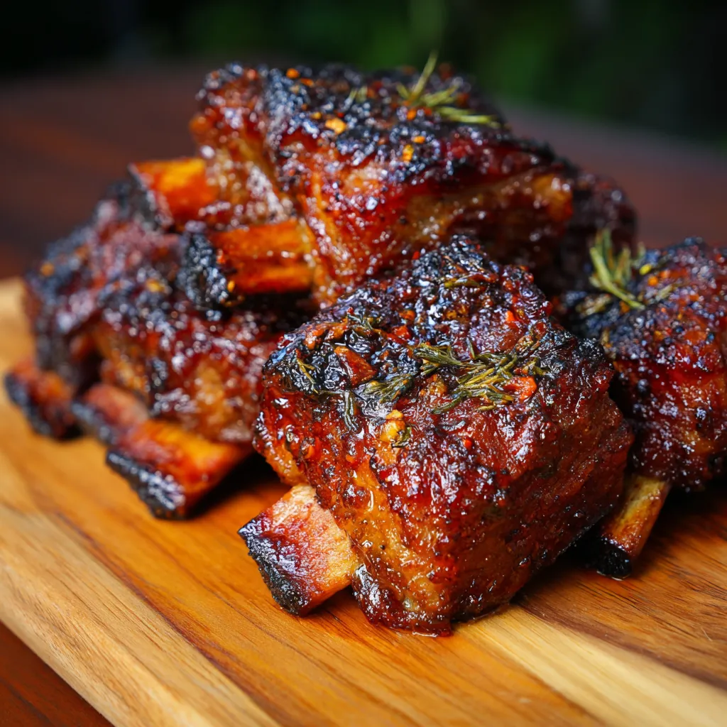 Smoked Beef Chuck Riblets Recipe