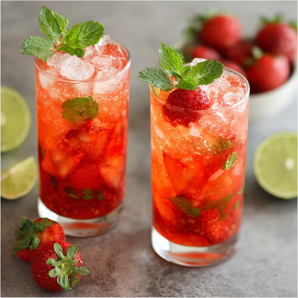 Strawberry Mint Mojito Virgin