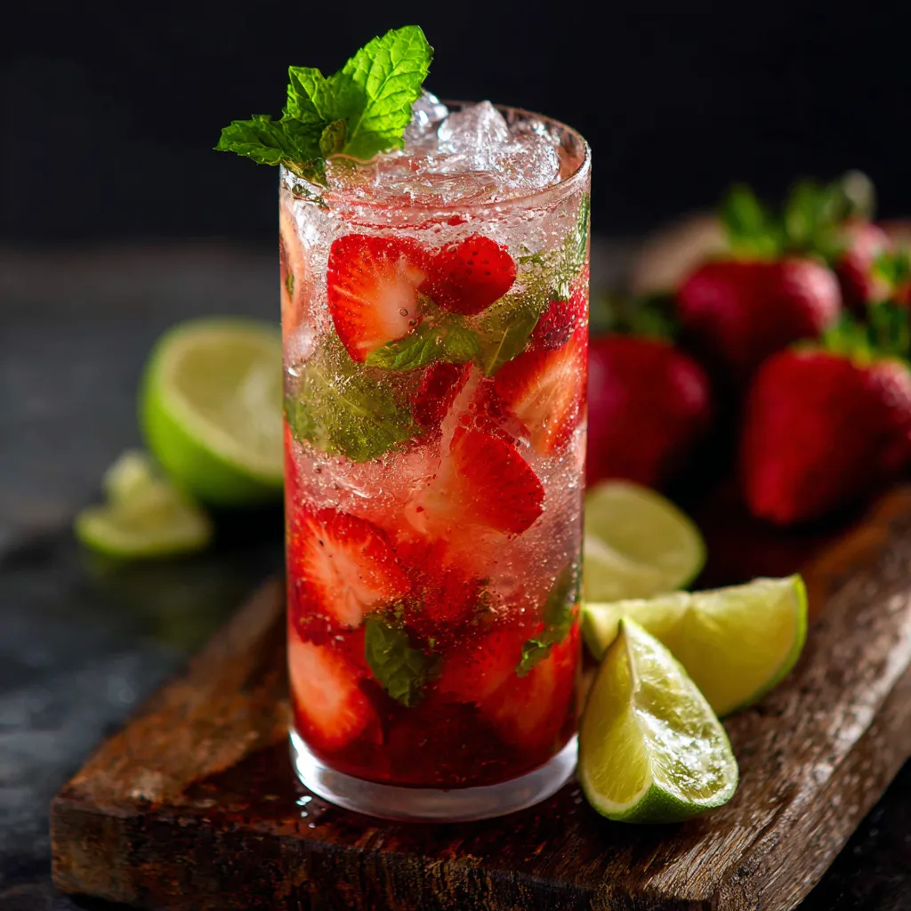 Strawberry Mint Mojito Virgin