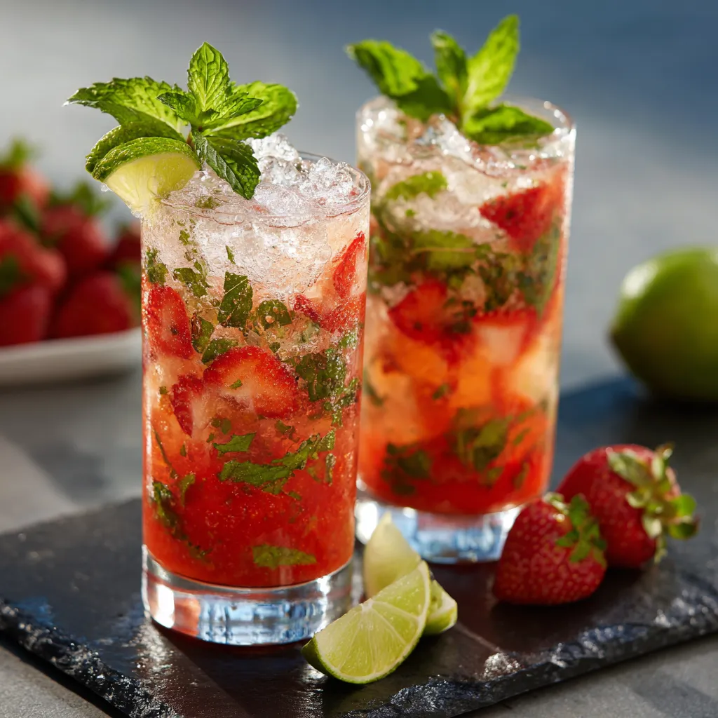 Strawberry Mint Mojito Virgin