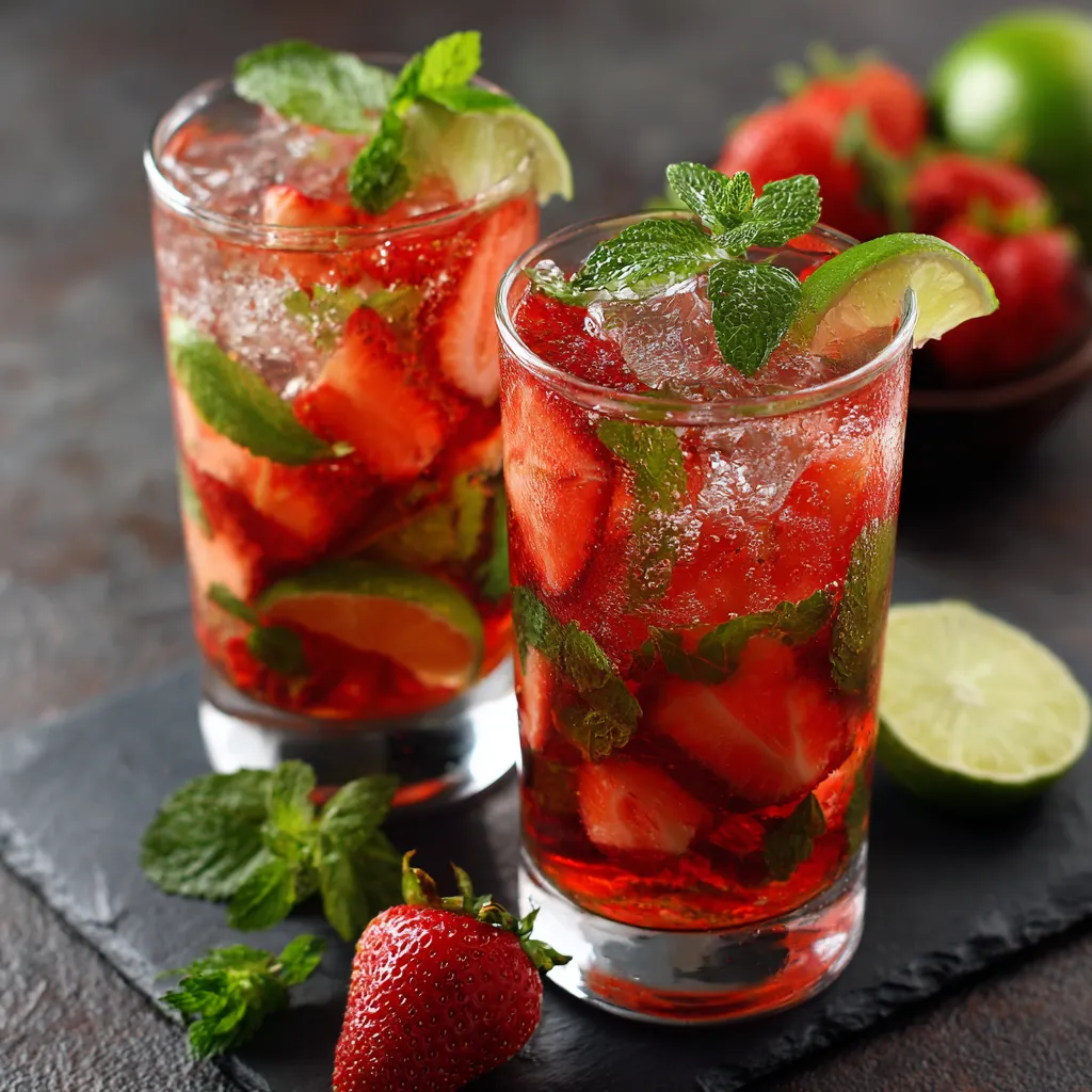 Strawberry Mint Mojito Virgin