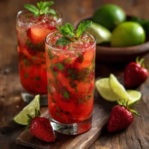Strawberry Mint Mojito Virgin