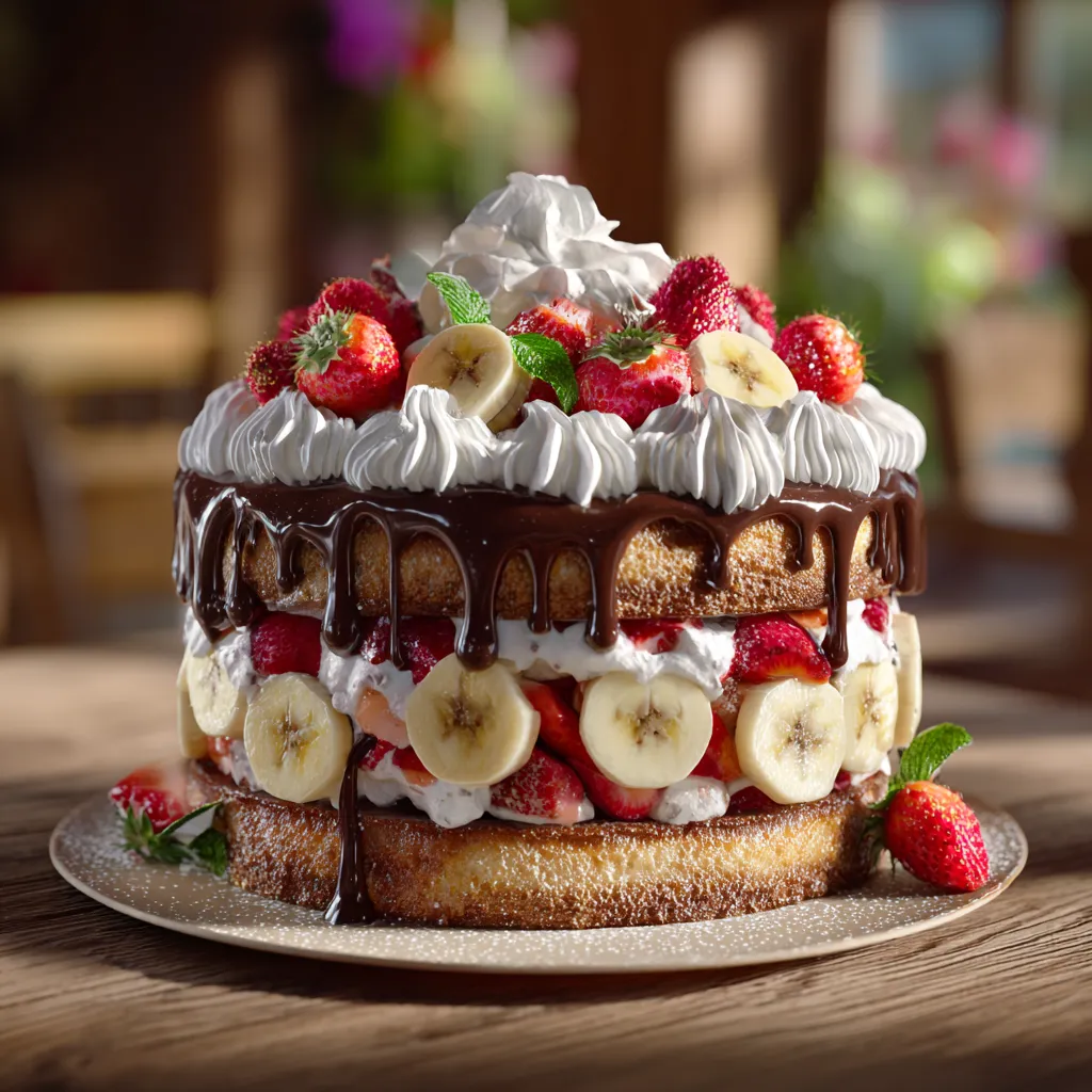 Atom Bomb Firework Cake