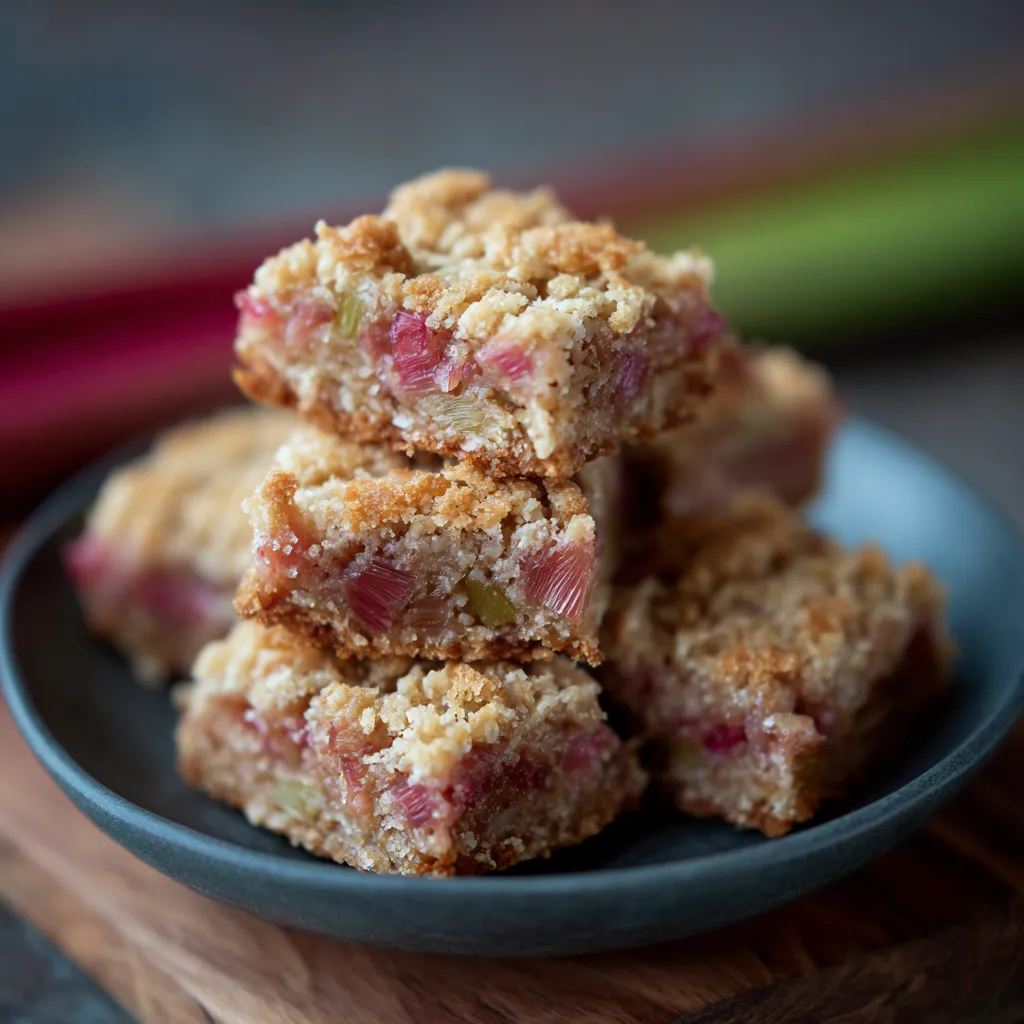 Amish Oatmeal Rhubarb Bars Recipe –Easy, Classic & Delicious 8 Amish Oatmeal Rhubarb Bars Recipe