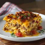Bacon Cheeseburger Lasagna Recipe