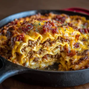 Bacon Cheeseburger Lasagna Recipe