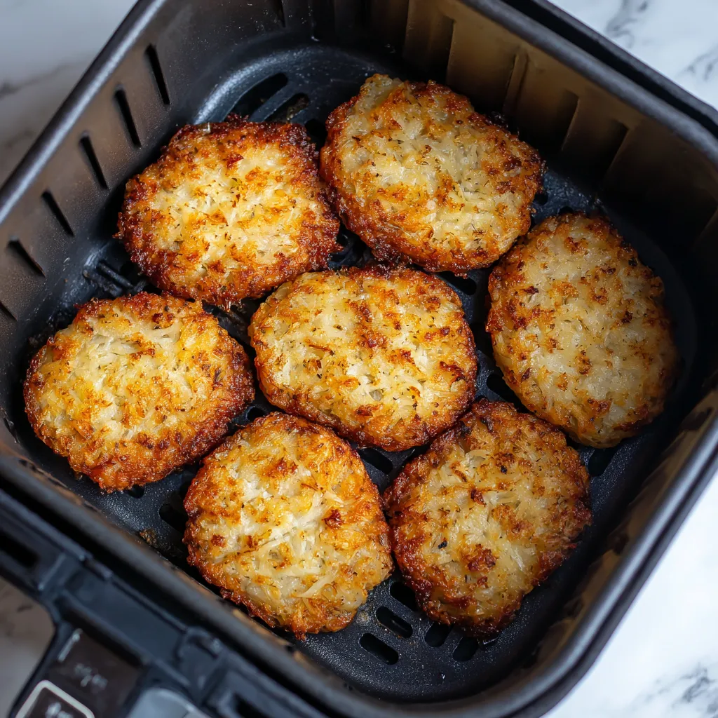 Easy Frozen Hash Brown Patties in Ninja Air Fryer – 5 Steps 7 Frozen Hash Brown Patties in Ninja Air Fryer