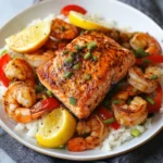 Spicy Cajun Salmon and Shrimp Delight
