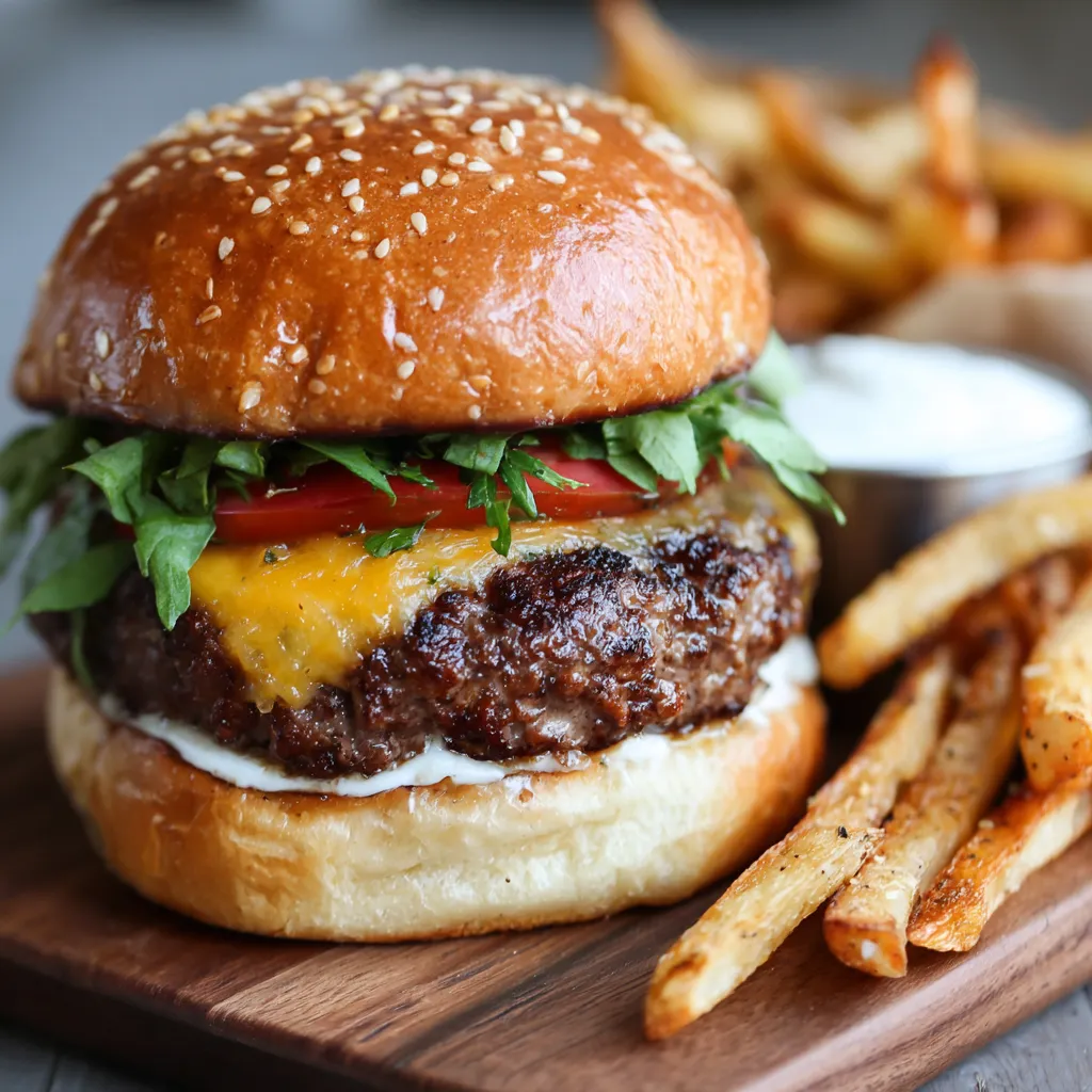 Joanna Gaines Burgers and Fries Recipe