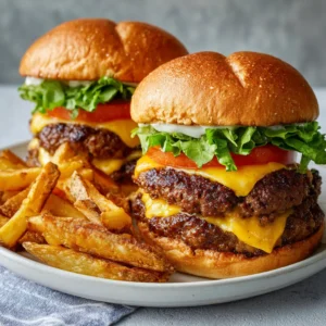 Joanna Gaines Burgers and Fries Recipe
