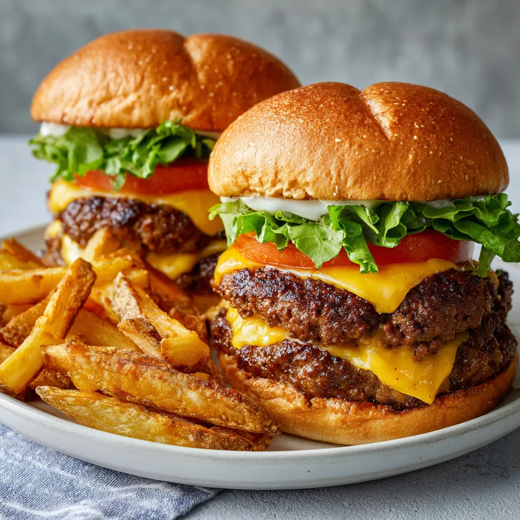Joanna Gaines Burgers and Fries Recipe