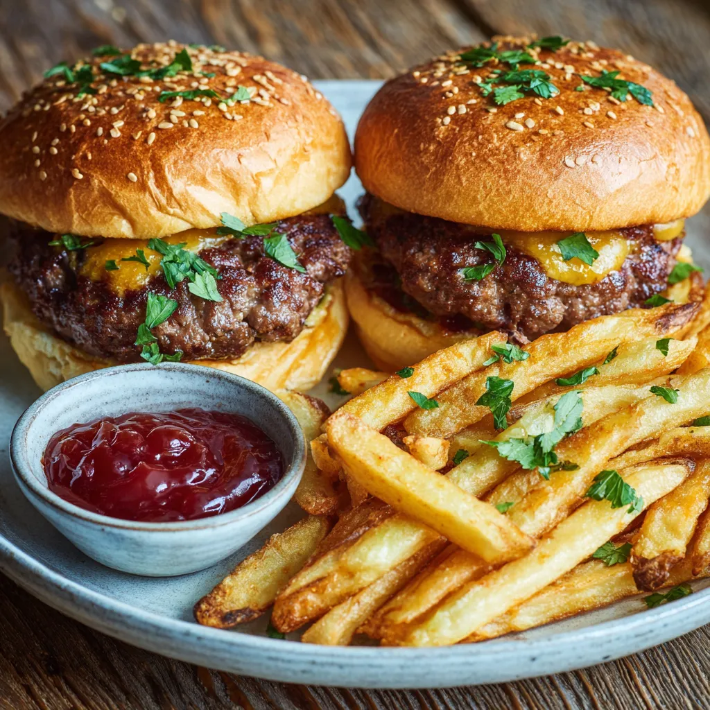 Joanna Gaines Burgers and Fries Recipe