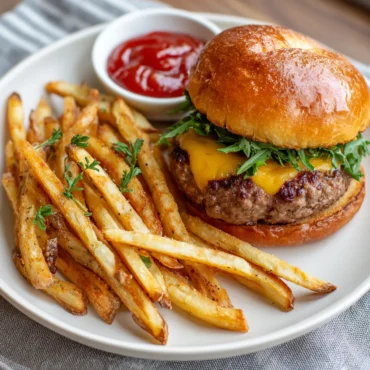 Joanna Gaines Burgers and Fries Recipe